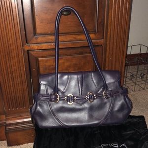 Via Spiga Purple Leather Handbag